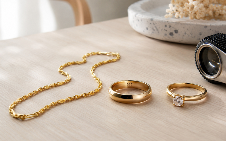 14 karat gull pris 585 gull smykker
